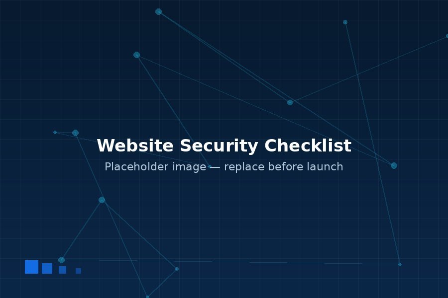 Article placeholder image for A Practical Website Security Checklist for Small Businesses