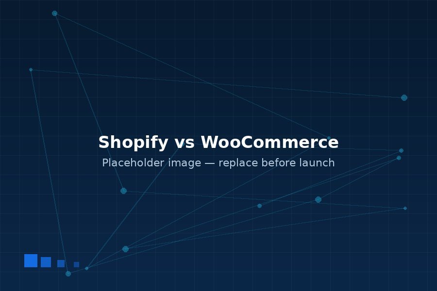 Article placeholder image for Shopify vs WooCommerce: Which Platform Fits Your Business?