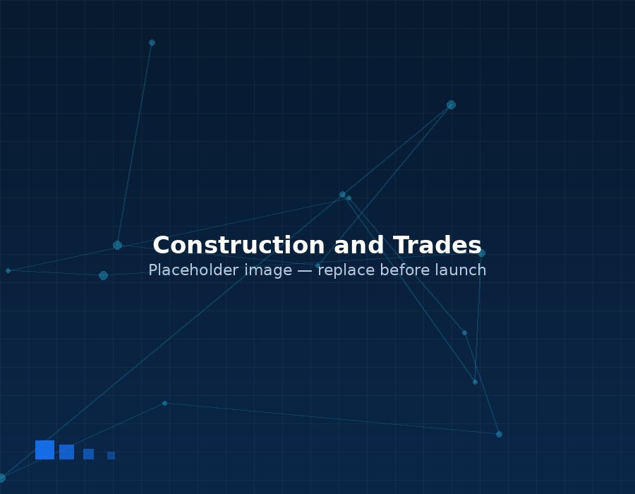 Placeholder image representing the Construction and Trades industry